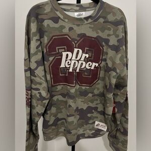 Dr Pepper Camouflage Long Sleeve Sweatshirt